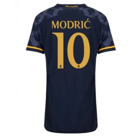 Real Madrid Luka Modric #10 Borta Kläder Dam 2023-24 Kortärmad